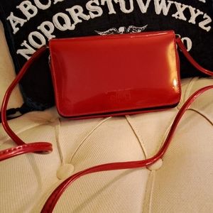 Vintage Beijo Cherry Red Crossbody Bag